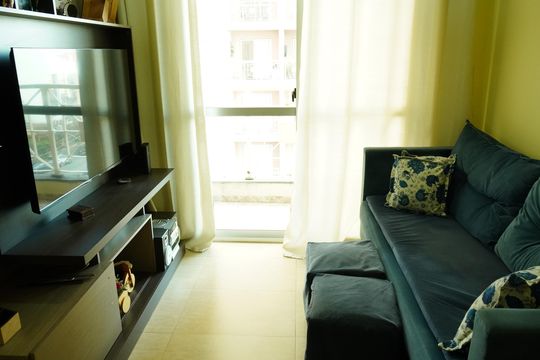 Sala de apartamento à venda com 2 quartos, 55m² em Chácara Califórnia, São Paulo