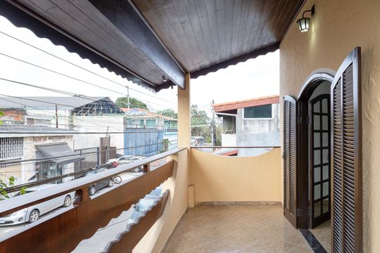 Varanda do Quarto 1 suíte de casa para alugar com 3 quartos, 100m² em Vila Nova Bonsucesso, Guarulhos