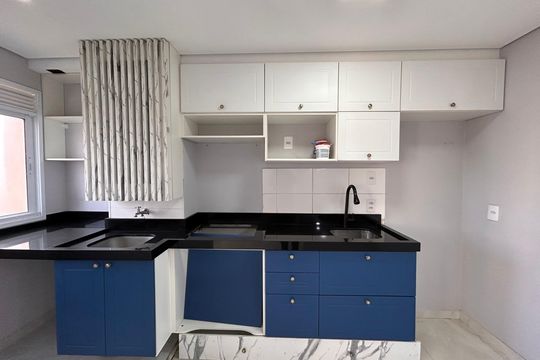 Cozinha de apartamento para alugar com 2 quartos, 36m² em Pedreira, São Paulo