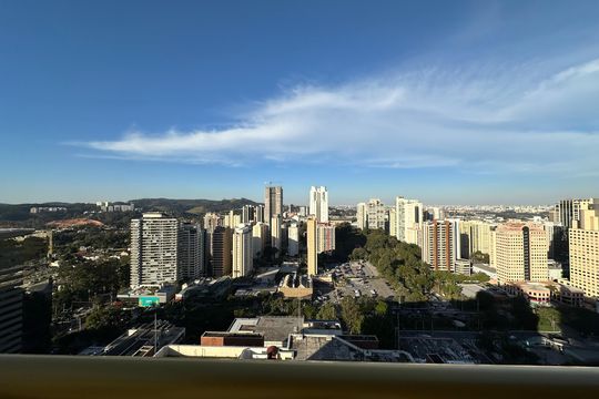 Varanda da Sala de apartamento para alugar com 3 quartos, 107m² em Alphaville Industrial, Barueri