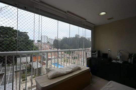 Varandav de apartamento à venda com 2 quartos, 61m² em Morumbi, São Paulo
