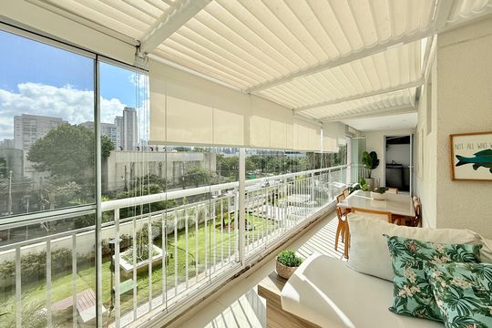 Sacada  de apartamento à venda com 2 quartos, 77m² em Jardim Dom Bosco, São Paulo