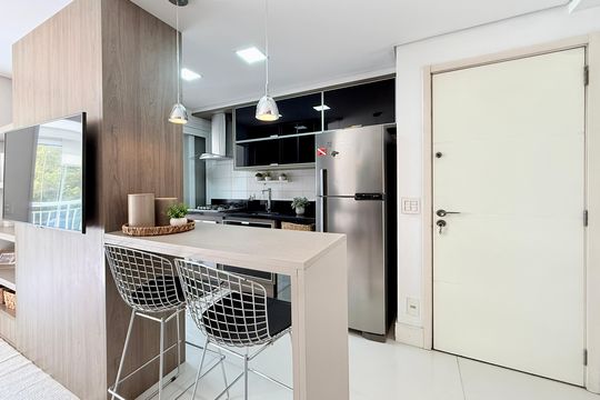 Cozinha de apartamento à venda com 2 quartos, 77m² em Jardim Dom Bosco, São Paulo