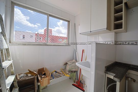 Área de Serviço de apartamento à venda com 2 quartos, 52m² em Jardim Danfer, São Paulo