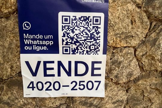 Placa de apartamento à venda com 3 quartos, 120m² em Gávea, Rio de Janeiro