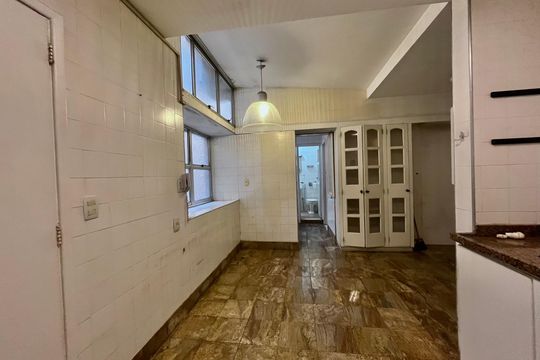 Cozinha de apartamento à venda com 3 quartos, 120m² em Gávea, Rio de Janeiro
