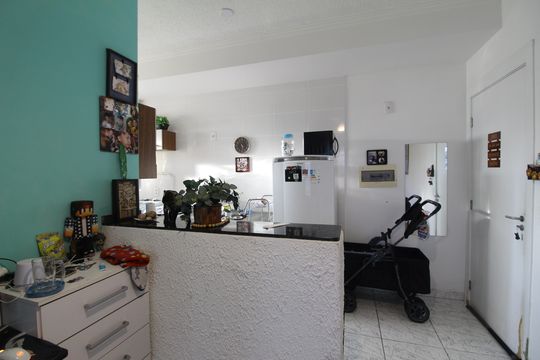Cozinha de apartamento à venda com 1 quarto, 45m² em Anil, Rio de Janeiro
