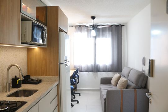 Apartamento para alugar com 1 quarto, 25m² em Parque Industrial Tomas Edson, São Paulo