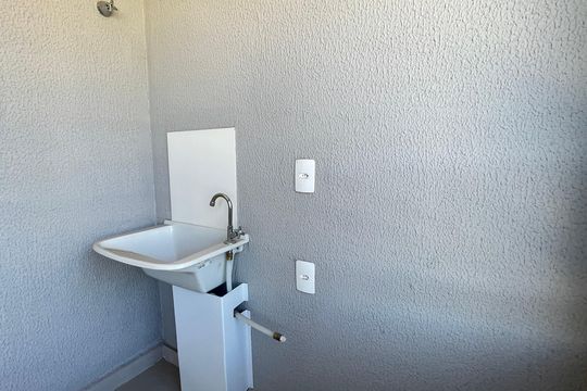Área de serviço de apartamento para alugar com 1 quarto, 35m² em Ferreira, São Paulo