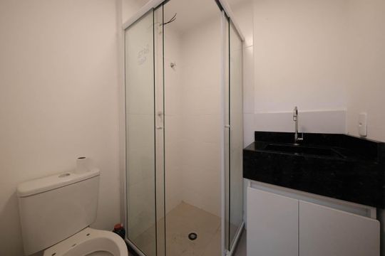 Banheiro de apartamento para alugar com 2 quartos, 36m² em Vila Nova, São Paulo