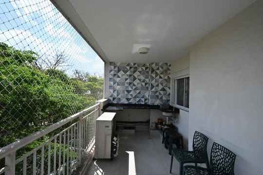 Varanda de apartamento para alugar com 3 quartos, 125m² em Jardim Vazani, São Paulo