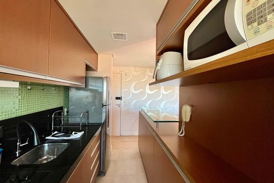 Cozinha de apartamento para alugar com 2 quartos, 64m² em Jardim Nova Europa, Campinas