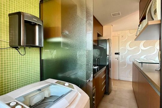 Área de Serviço de apartamento para alugar com 2 quartos, 64m² em Jardim Nova Europa, Campinas