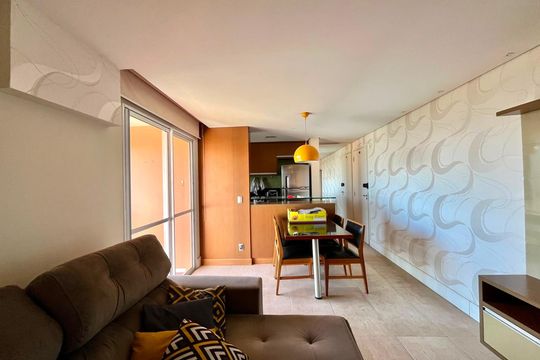 Sala de apartamento para alugar com 2 quartos, 64m² em Jardim Nova Europa, Campinas