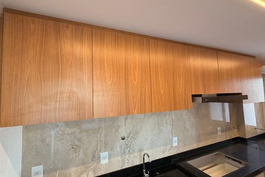 Cozinha de apartamento para alugar com 2 quartos, 70m² em Setor Pedro Ludovico, Goiânia