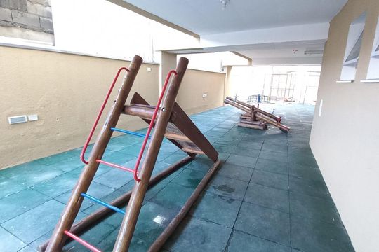 Área comum - Playground de apartamento para alugar com 2 quartos, 46m² em Parque Sao Vicente, São Vicente