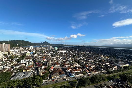 Vista da Sacada de apartamento para alugar com 2 quartos, 46m² em Parque Sao Vicente, São Vicente