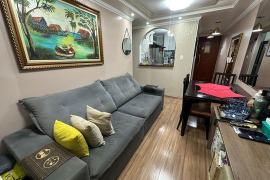 Sala de apartamento à venda com 2 quartos, 48m² em Jardim Regina, São Paulo