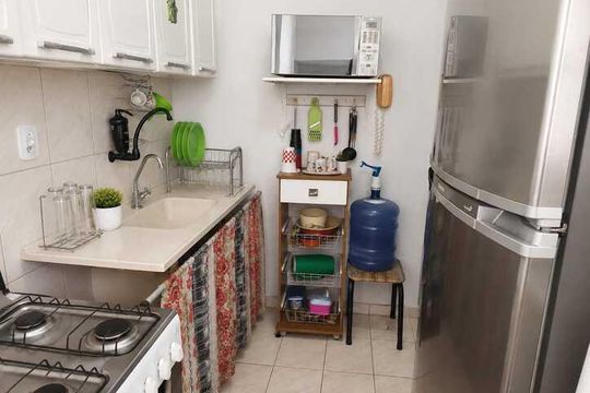 Cozinha de apartamento para alugar com 2 quartos, 44m² em Bangu Senador Camará , Rio de Janeiro