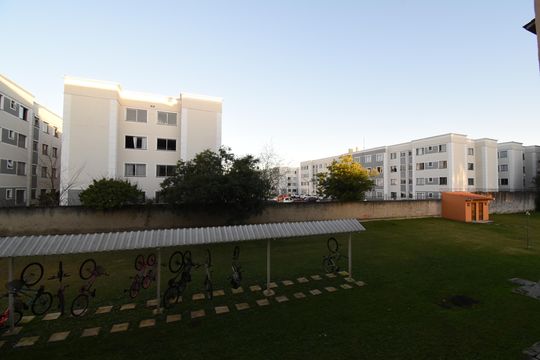 Vista da Sala de apartamento para alugar com 3 quartos, 57m² em Iná, São José dos Pinhais
