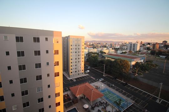 Vista Quarto 1 de apartamento para alugar com 2 quartos, 50m² em Bairro da Glória, Contagem