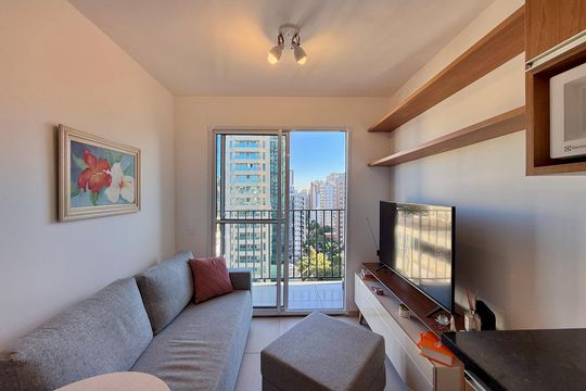 Apartamento para alugar com 1 quarto, 27m² em Campo Belo, São Paulo