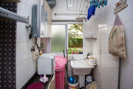 Área de Serviço de apartamento à venda com 1 quarto, 42m² em Campanário, Diadema