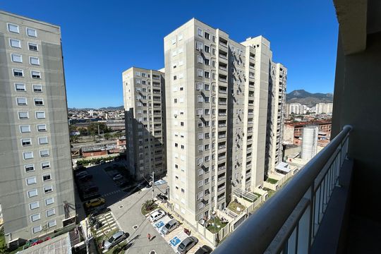 Varanda da Sala de apartamento para alugar com 2 quartos, 48m² em Del Castilho, Rio de Janeiro