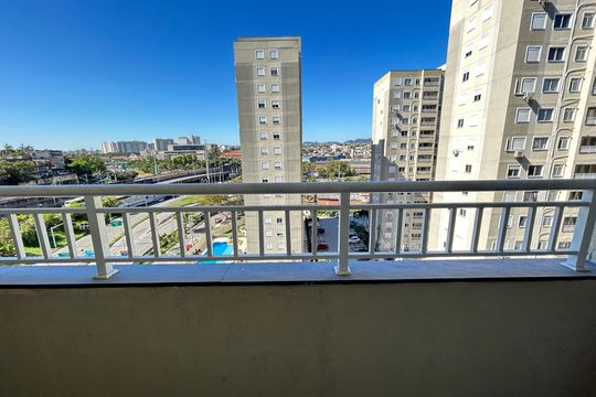 Varanda da Sala de apartamento para alugar com 2 quartos, 48m² em Del Castilho, Rio de Janeiro