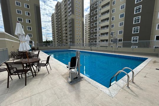 Área comum - Piscina de apartamento para alugar com 2 quartos, 48m² em Del Castilho, Rio de Janeiro