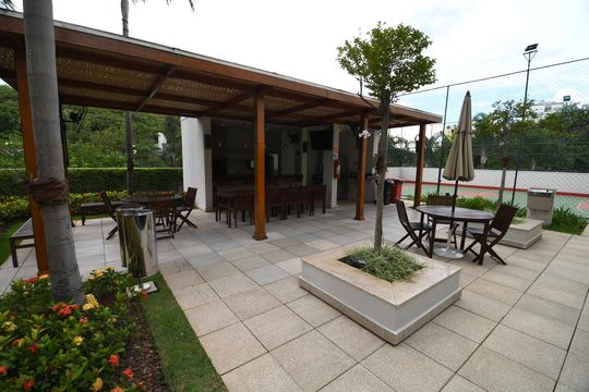 Área comum - Churrasqueira de apartamento para alugar com 2 quartos, 80m² em Cambuí, Campinas