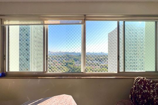 Vista da Sala de apartamento para alugar com 3 quartos, 163m² em Alto de Pinheiros, São Paulo