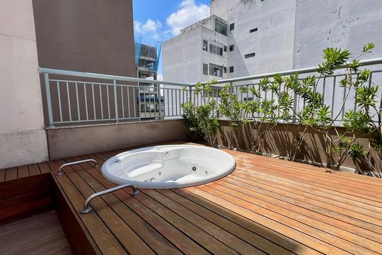 Área comum de apartamento para alugar com 1 quarto, 32m² em Pinheiros, São Paulo