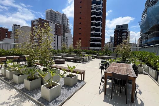 Área comum de apartamento para alugar com 1 quarto, 32m² em Pinheiros, São Paulo