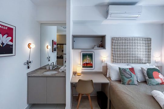 Apartamento para alugar com 1 quarto, 27m² em Vila Madalena, São Paulo