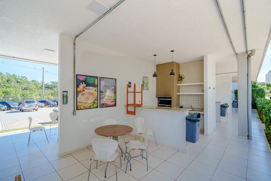 Área comum - Churrasqueira de apartamento à venda com 1 quarto, 43m² em Parque Ipe, São Paulo