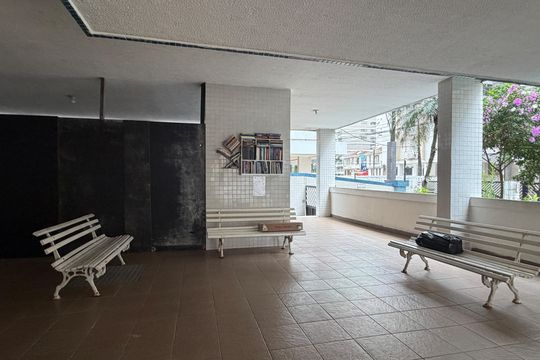 Área comum de apartamento para alugar com 1 quarto, 67m² em Pompéia, Santos