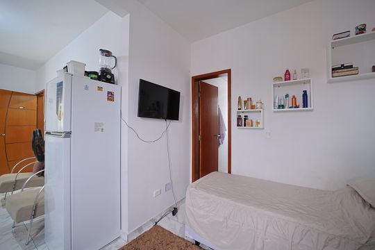 Sala/Quarto/Cozinha e Área de Serviço de kitnet/studio à venda com 1 quarto, 29m² em Vila Buenos Aires, São Paulo