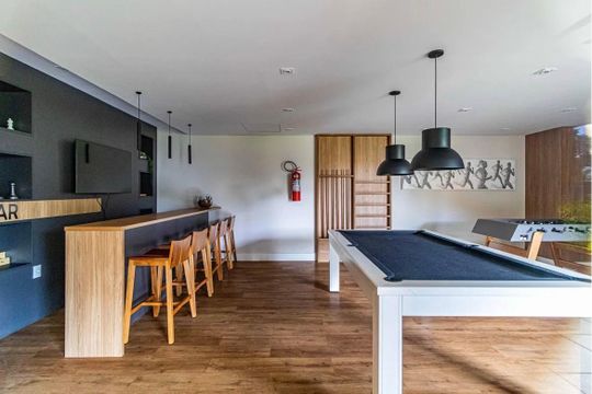 Área comum de apartamento para alugar com 2 quartos, 60m² em Ferreira, São Paulo