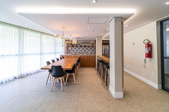 Área comum de apartamento para alugar com 2 quartos, 60m² em Ferreira, São Paulo