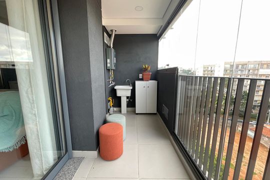 Varanda de apartamento para alugar com 2 quartos, 60m² em Ferreira, São Paulo