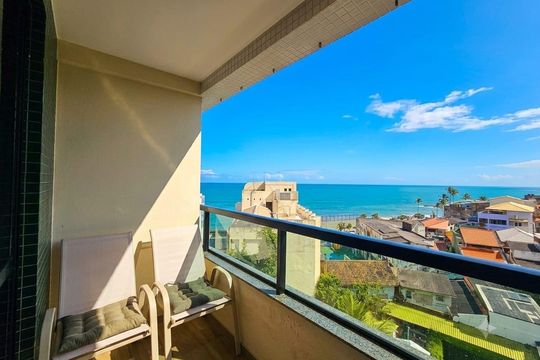 Varanda do quarto de apartamento para alugar com 1 quarto, 51m² em Rio Vermelho, Salvador
