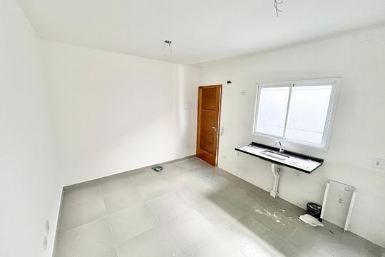 Sala/Cozinha de apartamento à venda com 1 quarto, 32m² em Jardim Primavera, São Paulo