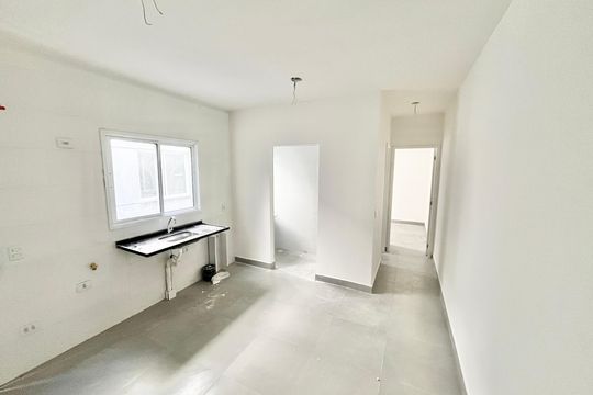 Sala/Cozinha de apartamento à venda com 1 quarto, 32m² em Jardim Primavera, São Paulo