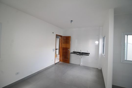 Sala / Cozinha de apartamento à venda com 2 quartos, 40m² em Jardim Primavera, São Paulo