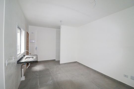 Sala/Cozinha/Área de Serviço de apartamento à venda com 1 quarto, 32m² em Jardim Primavera, São Paulo
