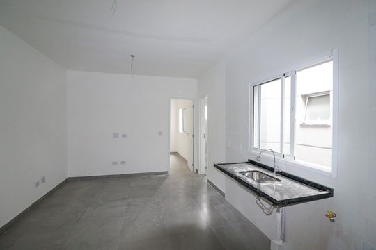 Sala/Cozinha/Área de Serviço de apartamento à venda com 1 quarto, 32m² em Jardim Primavera, São Paulo