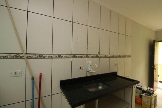 Cozinha de apartamento para alugar com 1 quarto, 56m² em Parque Sao Rafael, São Paulo