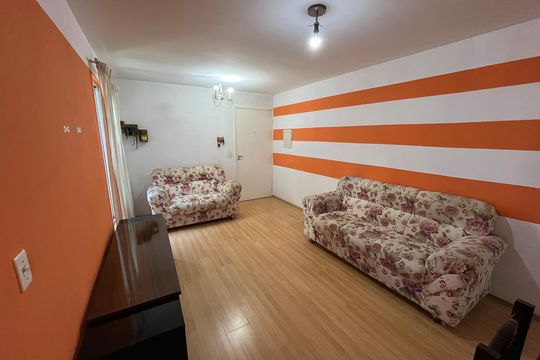 Sala de TV de apartamento para alugar com 2 quartos, 56m² em Parque Reboucas, São Paulo