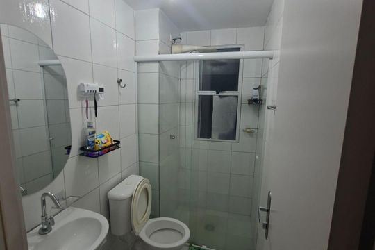 Banheiro de apartamento para alugar com 2 quartos, 48m² em Santa Etelvina, São Paulo